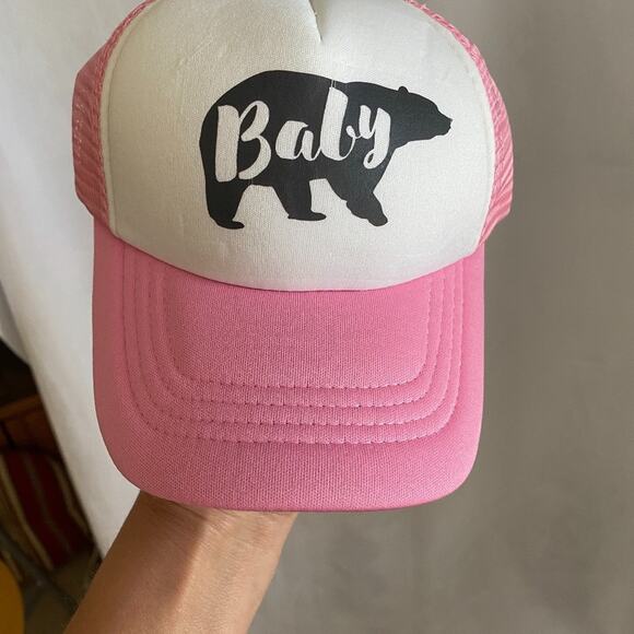 THREE California Bear Trucker Hats Mom Dad & Baby NEW - Picture 4 of 8